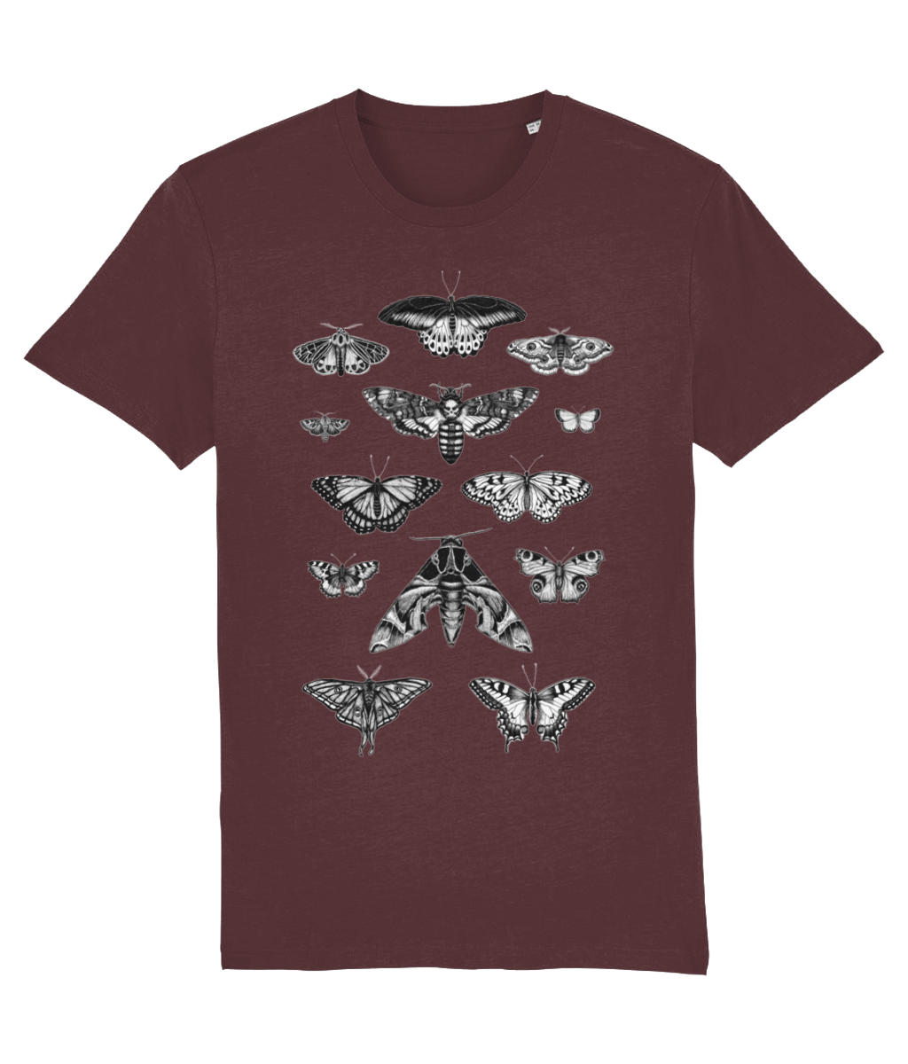 Butterflies & Moths - organic unisex t-shirt