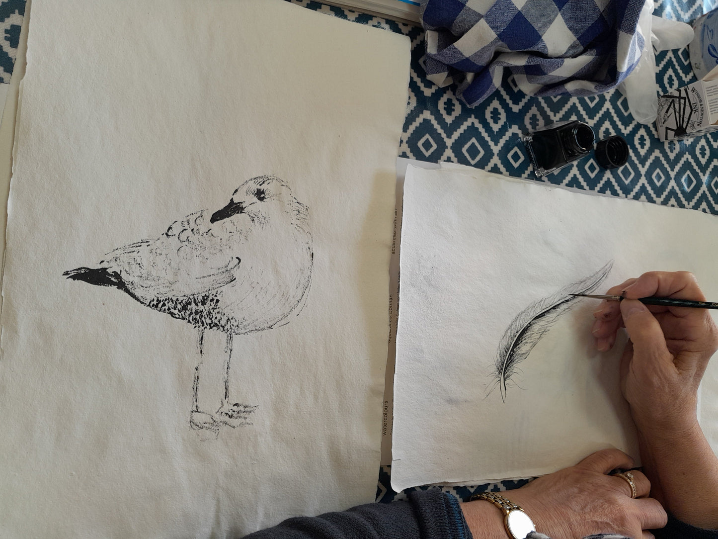 Make your own brushes from nature! Group booking.