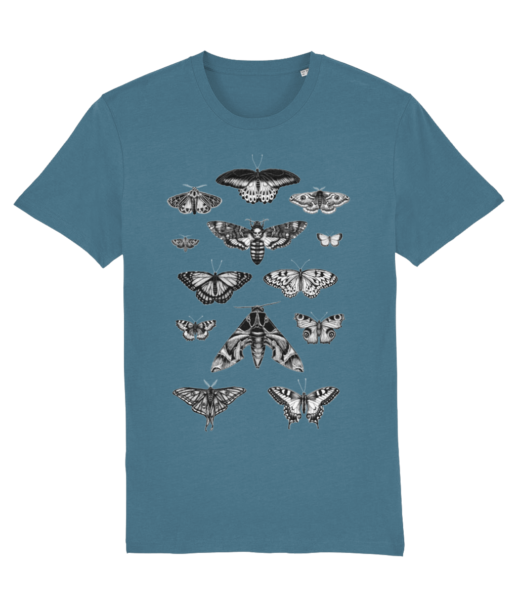 Butterflies & Moths - organic unisex t-shirt