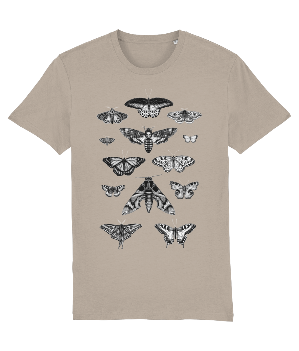 Butterflies & Moths - organic unisex t-shirt