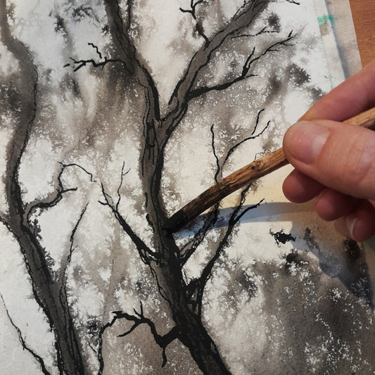 Drawing with ink and nature - 4 sessions - Group booking
