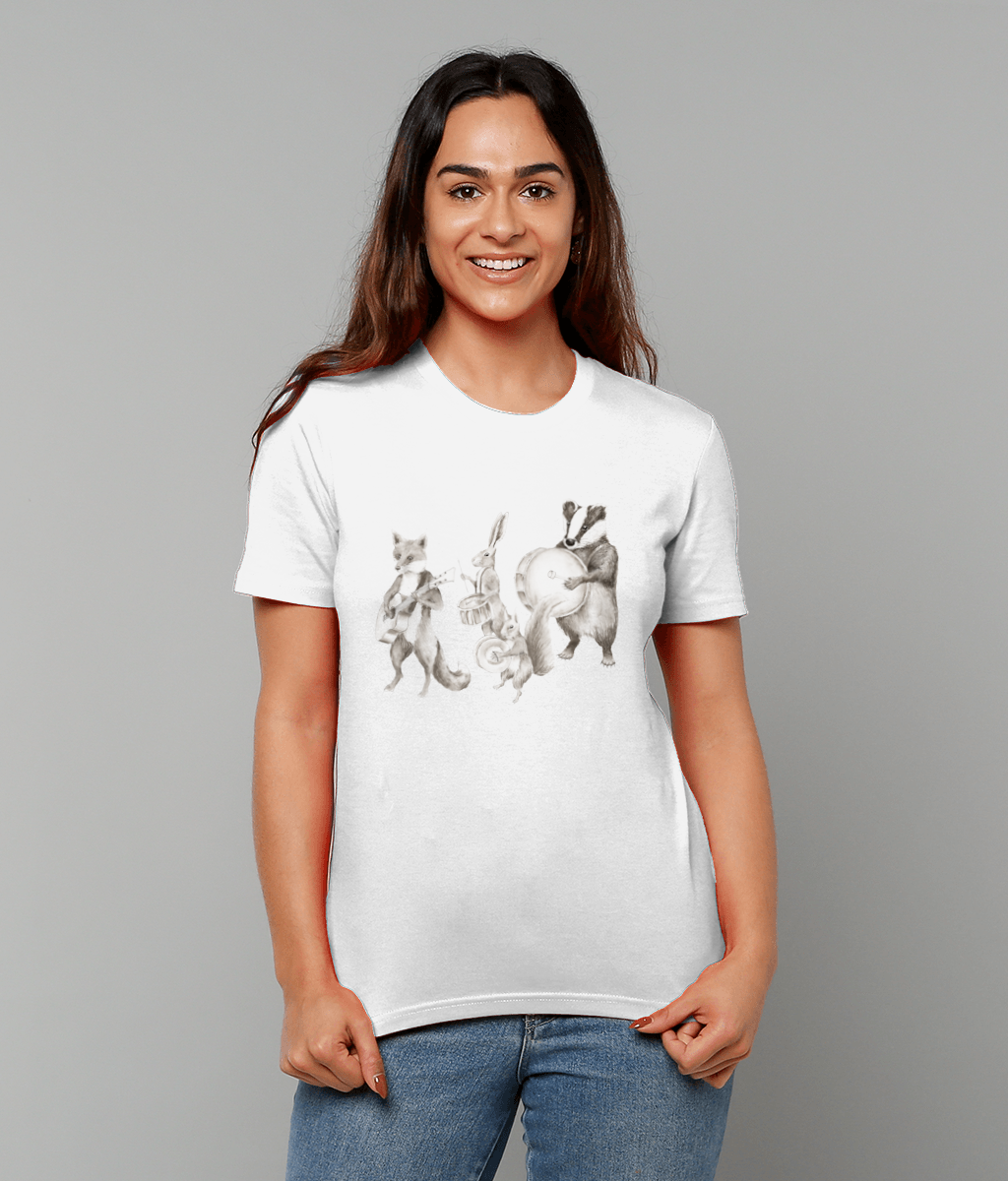 Marching Animal Band - Unisex organic t-shirt