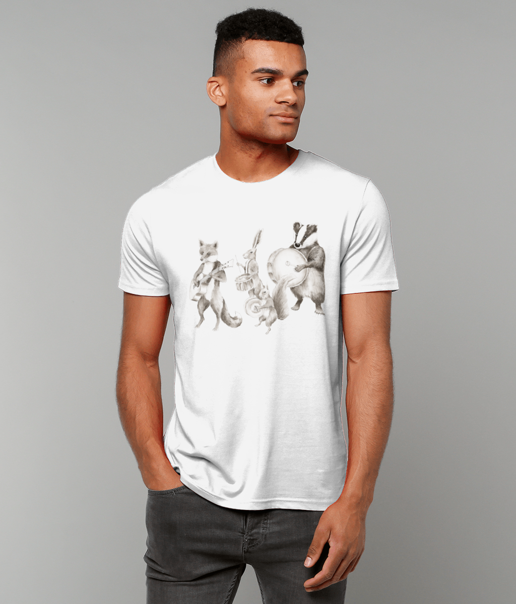 Marching Animal Band - Unisex organic t-shirt