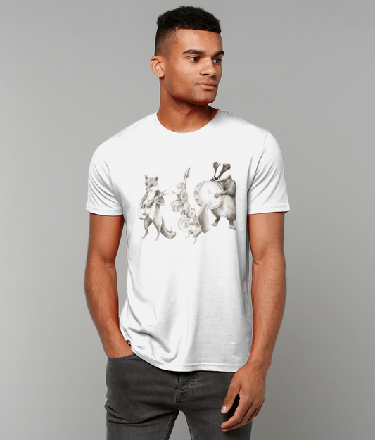 Marching Animal Band - Unisex organic t-shirt