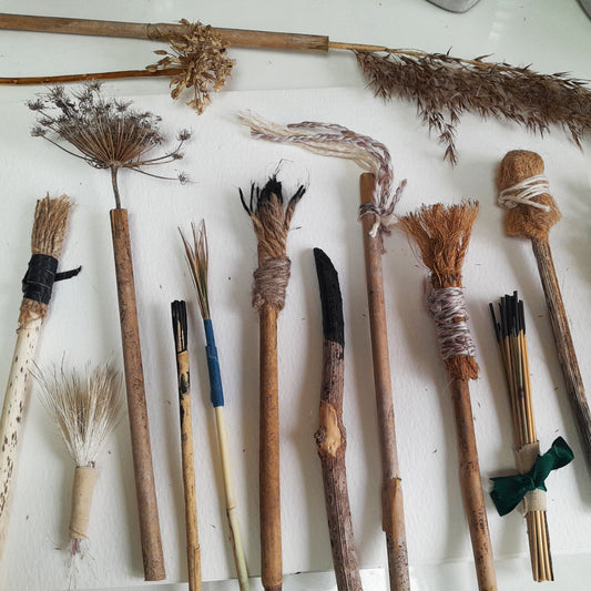 Make your own brushes from nature! Group booking.