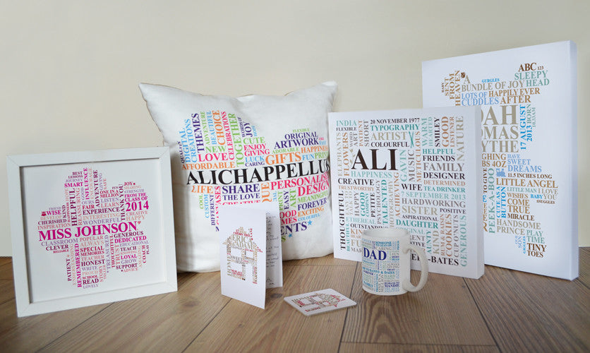 Printable file - Fully custom word art design - delivered by email only