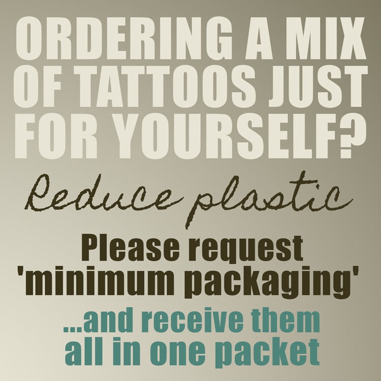 Hare temporary tattoo
