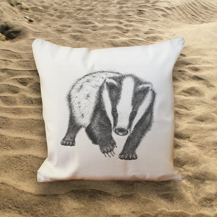 Badger Throw Cushion.