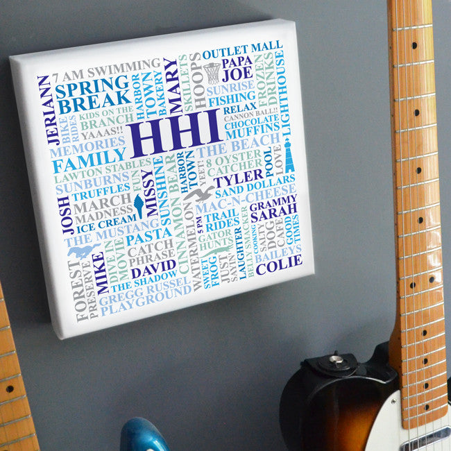 Custom canvas square or rectangle.
