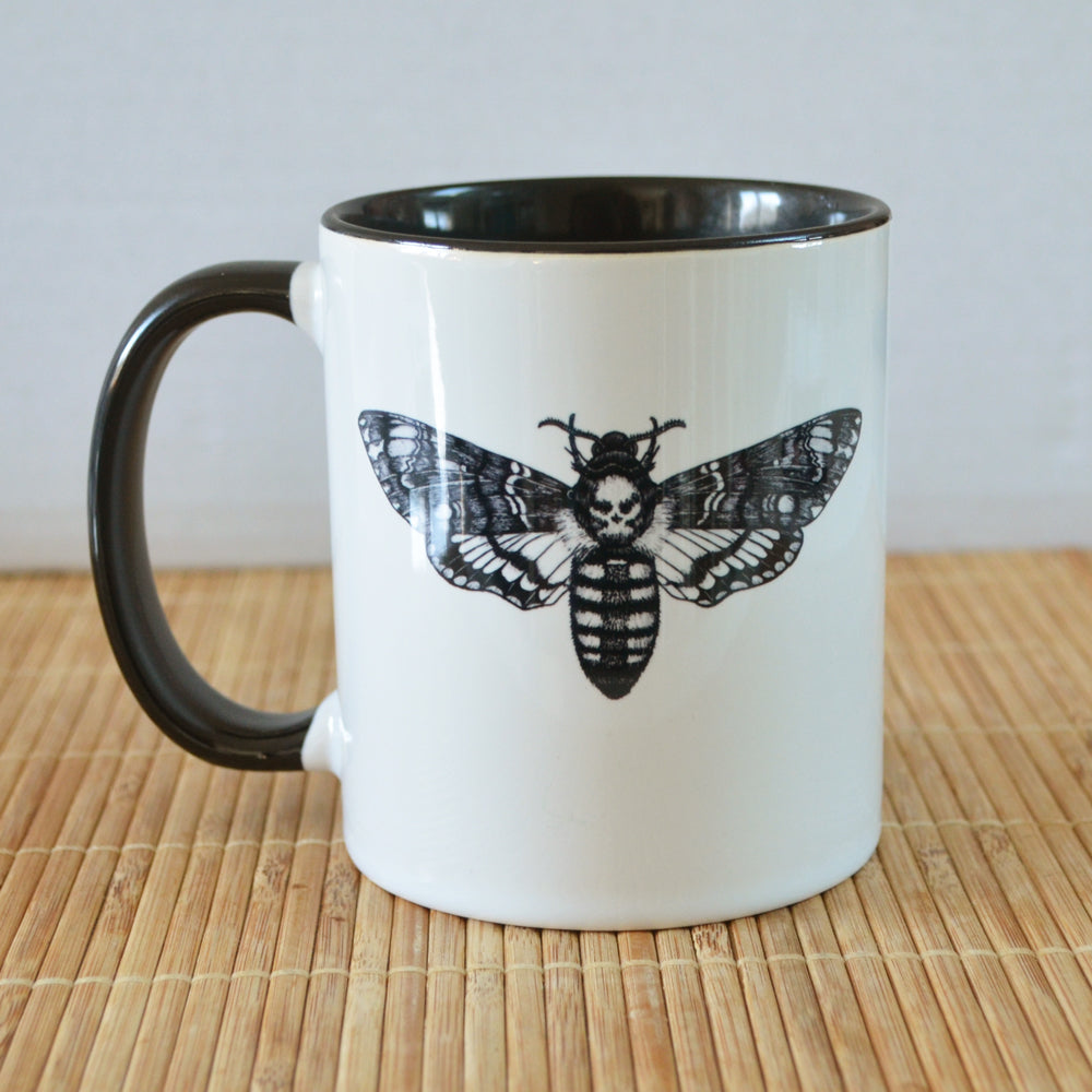 Deaths Head Hawkmoth Art - Ceramic Mug