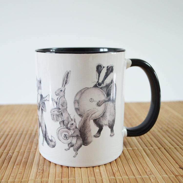 Marching Animal Band 'Lovely Day' - Ceramic Mug