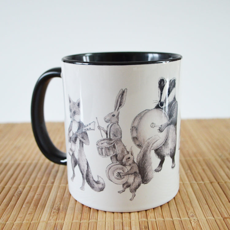 Marching Animal Band 'Lovely Day' - Ceramic Mug