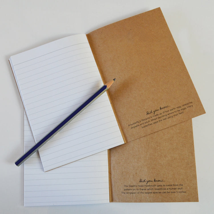 Black cat art eco-friendly A6 notebook