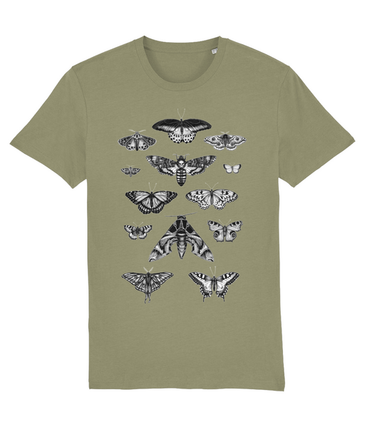 Butterflies & Moths - organic unisex t-shirt