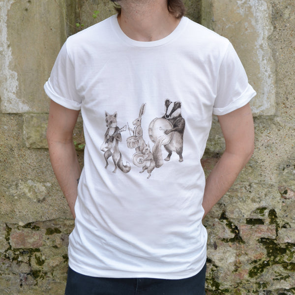 Marching Animal Band - Unisex organic t-shirt