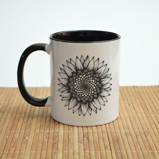 Sunflower Art - Ceramic Mug