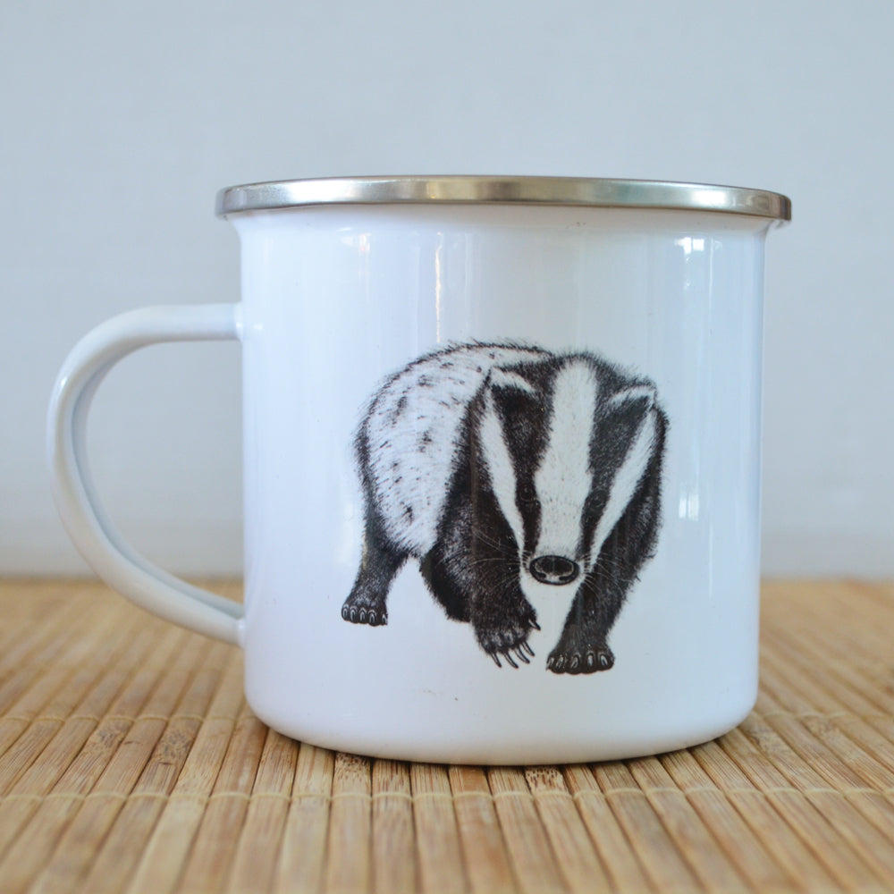 Badger - Small Enamel Mug