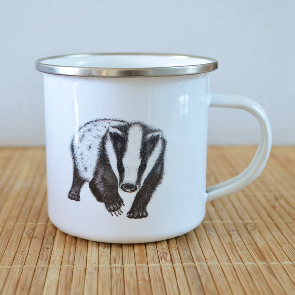 Badger - Small Enamel Mug