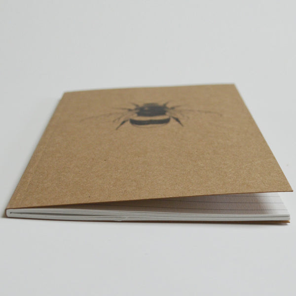 Bee lovers gift set - 3 illustrated A6 notebooks