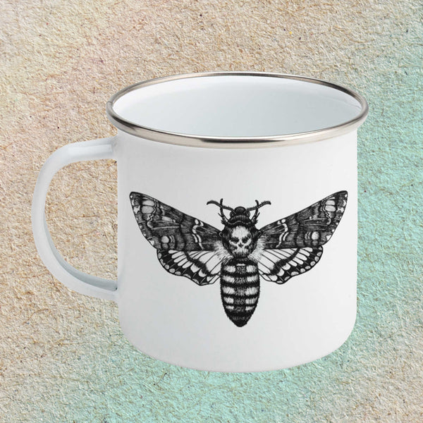 Deathshead Moth - Small Enamel Mug