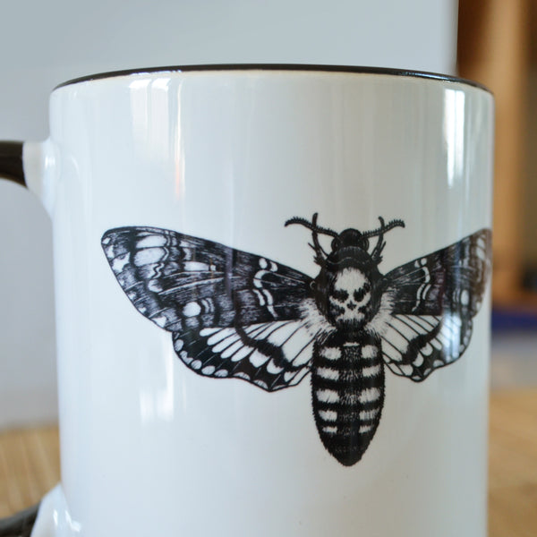 Deaths Head Hawkmoth Art - Ceramic Mug