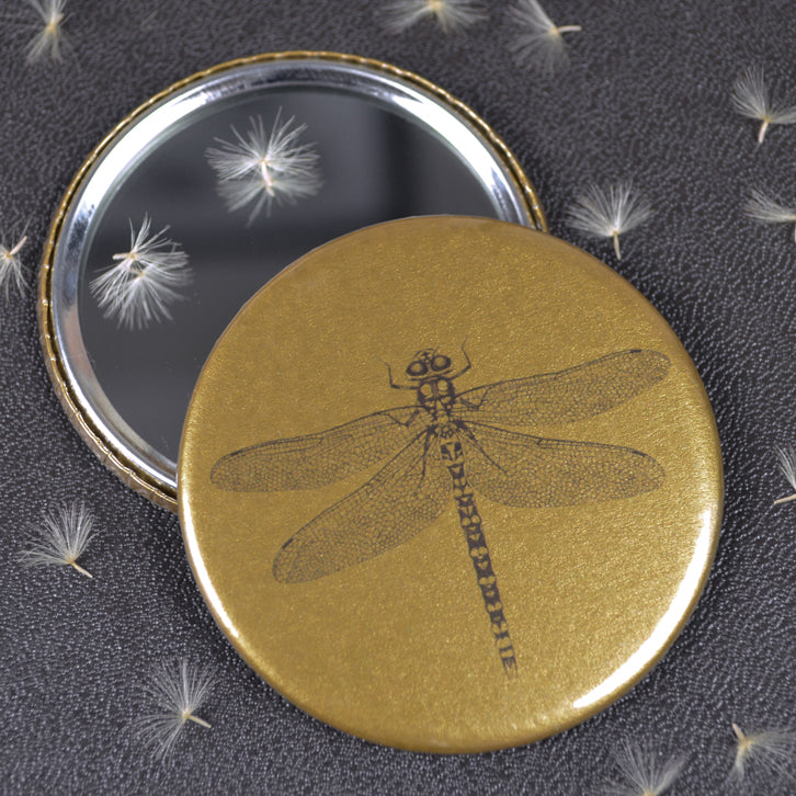Dragonfly compact pocket mirror