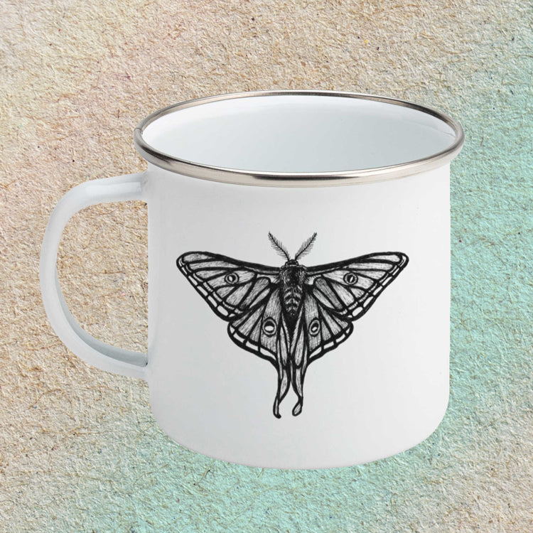 Luna Moth - Small Enamel Mug