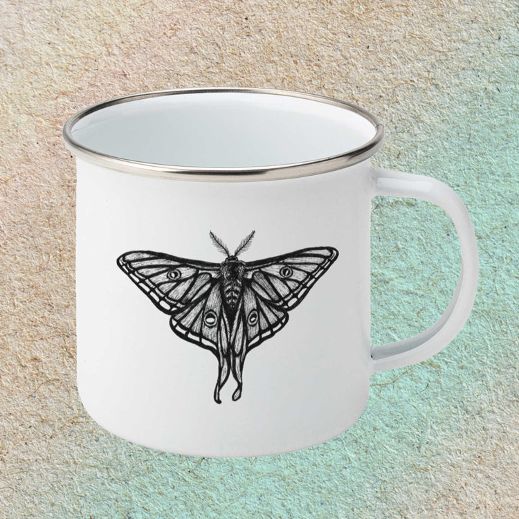 Luna Moth - Small Enamel Mug