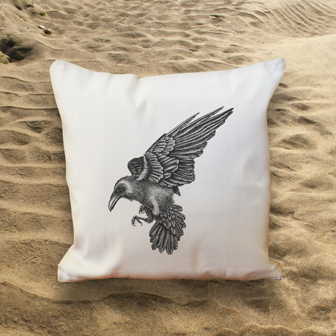 Raven Throw Cushion