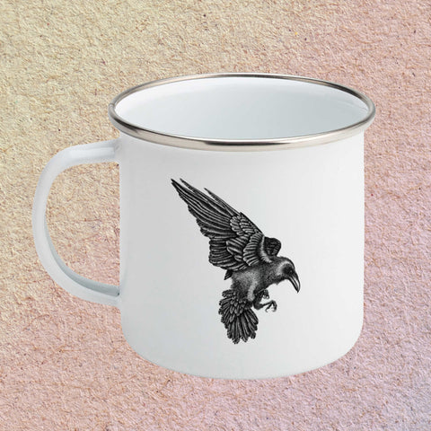 Raven - Small Enamel Mug