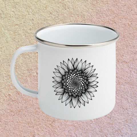 Sunflower - Small Enamel Mug
