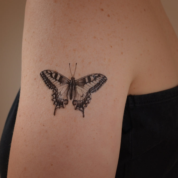 Swallowtail Butterfly temporary tattoo